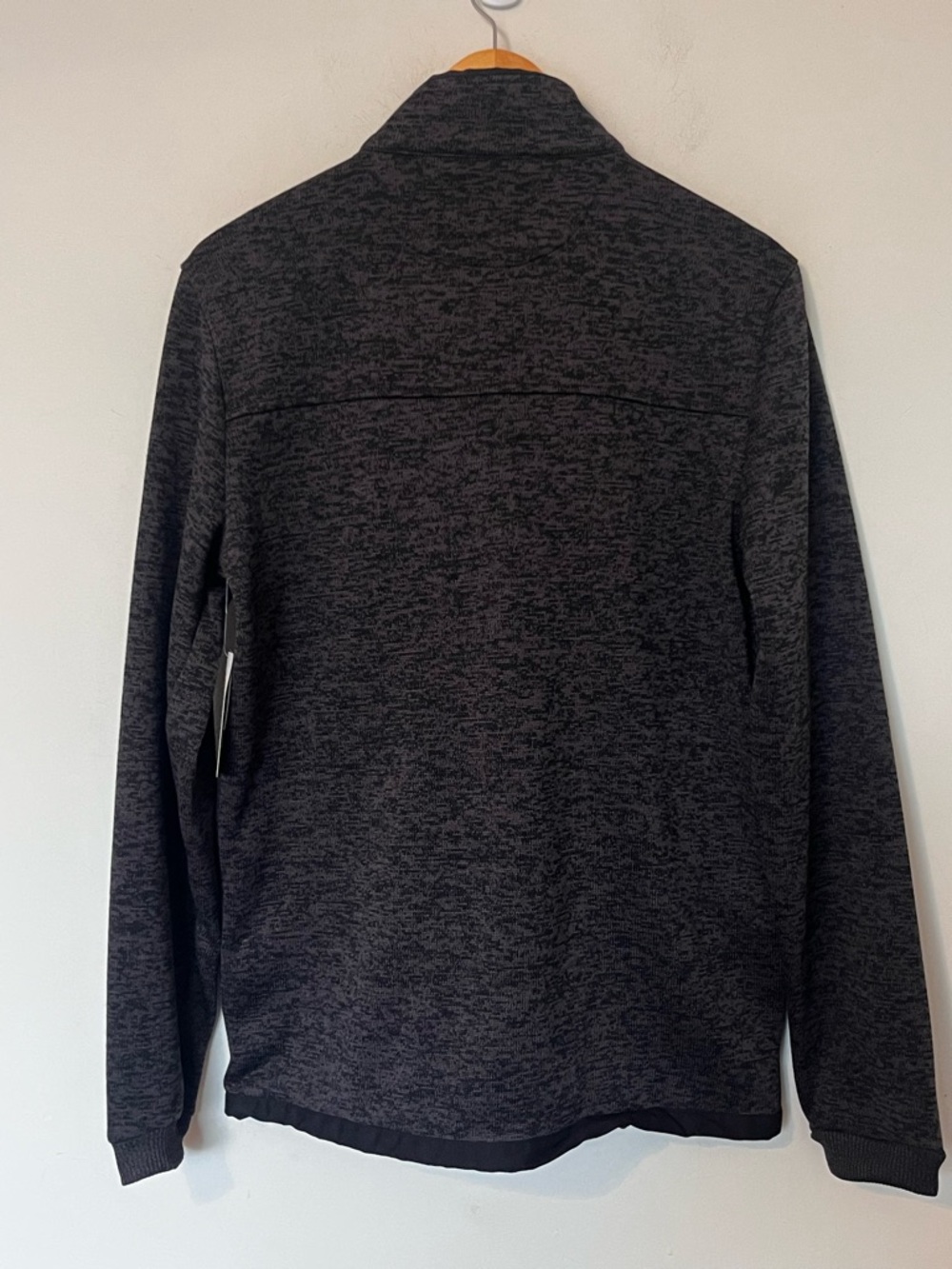 NWT Zip Fleece Jacket Mens Small Grey Black Utility Le 31 Simons - Picture 9 of 13